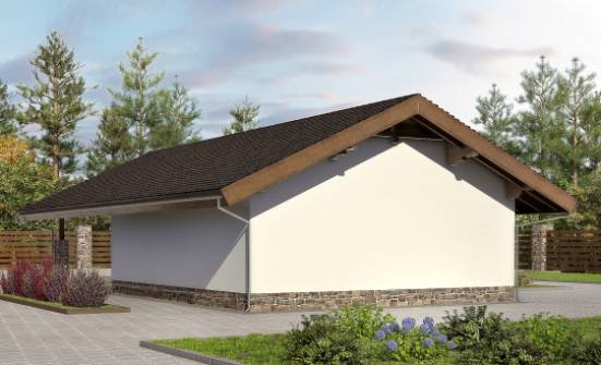 060-005-Л Проект гаража из кирпича Малая Вишера | Проекты домов от House Expert