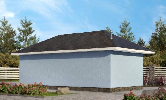 040-001-Л Проект гаража из арболита Боровичи | Проекты домов от House Expert