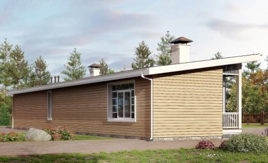 110-004-Л Проект бани из кирпича Окуловка | Проекты одноэтажных домов от House Expert