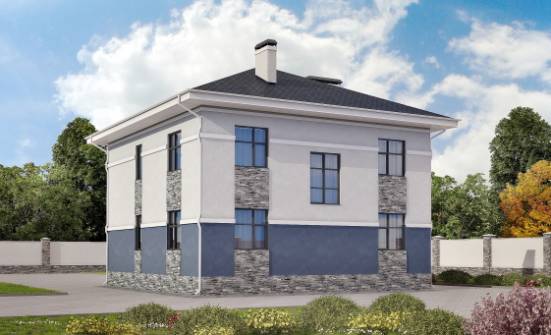 150-014-Л Проект двухэтажного дома, классический домик из теплоблока Великий Новгород | Проекты домов от House Expert