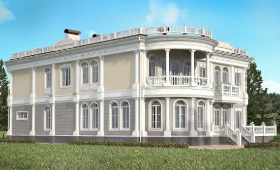 505-001-П Проект двухэтажного дома, гараж, огромный домик из блока Великий Новгород | Проекты домов от House Expert
