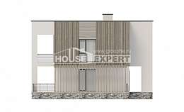 150-017-П Проект двухэтажного дома, доступный дом из арболита, Пестово