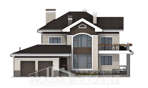 365-001-Л Проект двухэтажного дома, гараж, огромный дом из кирпича, Старая Русса