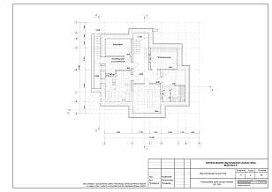 Планировка цокольного этажа М1:100