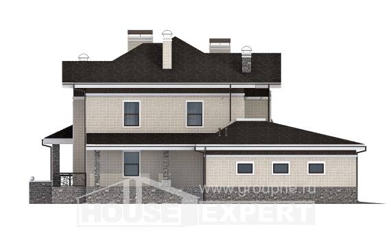 365-001-Л Проект двухэтажного дома, гараж, современный домик из кирпича, Малая Вишера